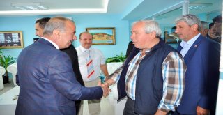 TÜRKYILMAZ, MUHTARLARI MAKAMINDA AĞIRLADI