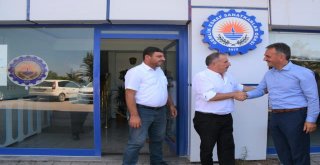 BAŞKAN YILMAZ'DAN ESNAF ODASINA TEŞEKKÜR ZİYARETİ