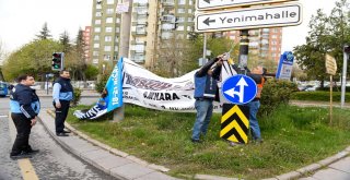 ANKARA ZABITASI’NDAN AFİŞ TEMİZLİĞİ…