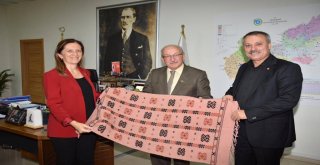 Başkan Albayrak'a DİSK Genel Başkanı Arzu Çerkezoğlu'ndan Ziyaret