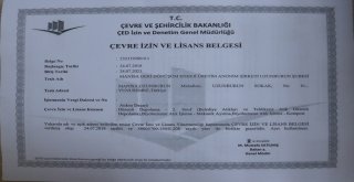 Manisa'nın Çevreci Yatırımı Çevre İzin ve Lisans Belgesini Aldı