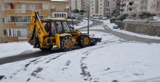 MUDANYA BELEDİYESİ KAR İLE MÜCADELE EDİYOR