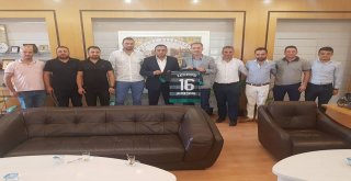 Kafkasspor Yönetiminden Başkan Taban’a Ziyaret