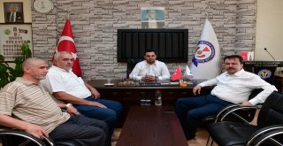 BAŞKAN ERKOÇ'TAN HAL ESNAFLARINA ZİYARET