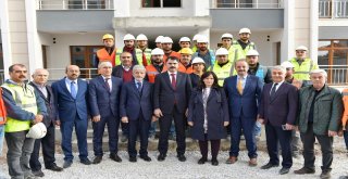 BAŞKAN TUNA, BAKAN  KURUM İLE    PROJELERİ  İNCELEDİ