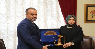 Başkan Aktaş, Usta'yı ağırladı