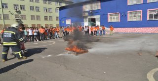 Büyükşehir'den öğrencilere itfaiye eğitimi