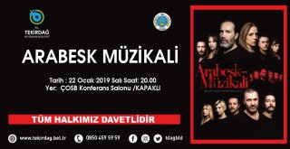 Arabesk Müzikali Tekirdağlı Vatandaşlar ile Buluşacak
