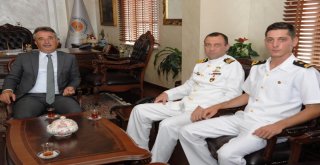 Tcg Yavuz Fırkateyn Komutanı’ndan Büyükşehir’e Ziyaret
