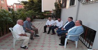 Başkan Hasan Can ve AK Parti Ümraniye İlçe Başkanı Av. Mahmut Eminmollaoğlu AK Parti Adem Yavuz Mahalle Başkanı Dursun Karaboğa’nın Babası İçin Geçmiş Olsun Ziyaretinde Bulundu
