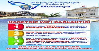 MUDANYA BELEDİYESİ’NDEN BİR İLK DAHA  “ÜCRETSİZ İNTERNET HİZMETE GİRDİ”