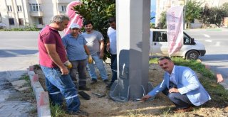 BAŞKAN YILMAZ BAZ İSTASYONU SÖKTÜ